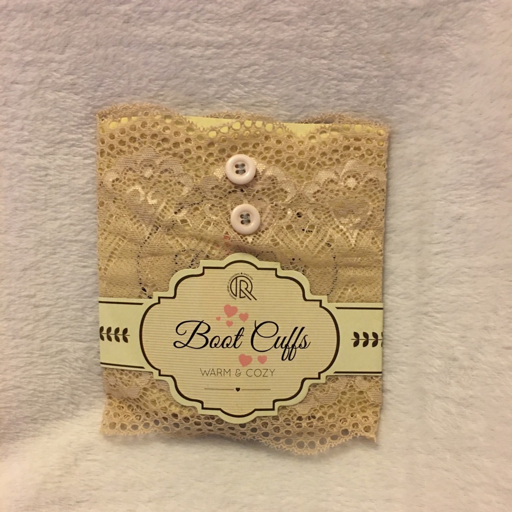 Lace boot cuffs